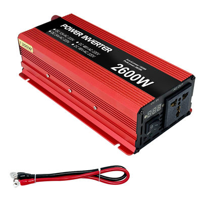 Harga yang bagus 110V/220V/230V Output Voltage LED Display 800W 1000W 1300W 12V 24V DC to AC Pure Sine Wave Car Power Inverter on line