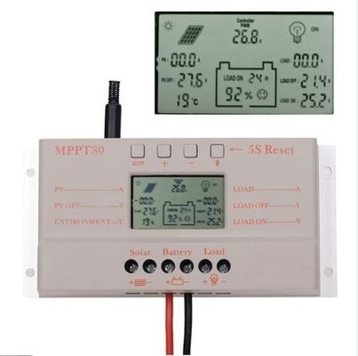 Harga yang bagus 12V/24V 30 Amp MPPT Solar Charge Controller 380w Untuk Kontrol Sistem Surya on line