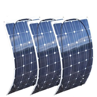 Harga yang bagus 100W Panel Surya Monokristalin Panel Pv Fleksibel Tahan Suhu on line