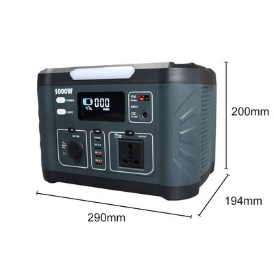 Harga yang bagus 3.7V 216000mAh Lifepo4 Portable Power Station 799.2wh / 1000w Power Bank on line