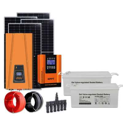 Harga yang bagus OEM ODM 3Kw Solar System Kit dengan penyimpanan baterai dan panel silikon monokristalin on line