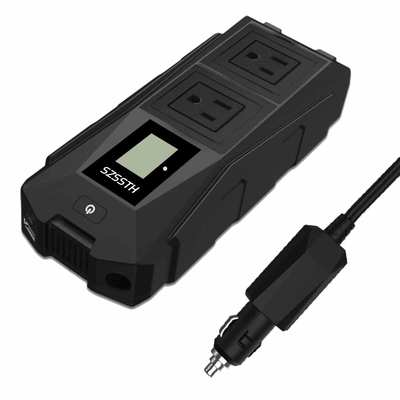 Harga yang bagus 300W 12V Power Car Inverter Efisiensi Tinggi & Stabil Power Output Desain Spark-proof on line