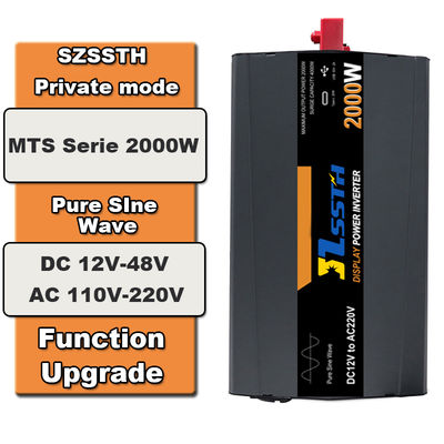 Harga yang bagus 2000W Pure Sinus Wave Solar Inverter 12V/24V sampai 110V/220V on line