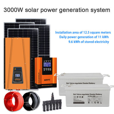 Harga yang bagus OEM & ODM 3KW Solar System Kit with Battery Storage & Monocrystalline Panels for B2B Partnerships on line