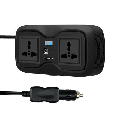 Harga yang bagus 200W GaN Car Power Inverter & 100W PD Fast Charger 12V sampai 110V/220V Modified Sinus Wave AC + Dual USB-A/C on line