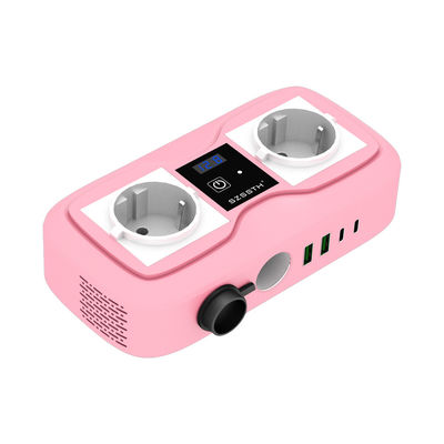 200W Car Inverter Charger Fast Charging 12V hingga 220V Pd Type C Socket Truck Power Inverter