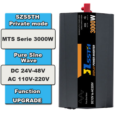 Off Grid Pure Sinus Wave Power Inverter 3KW Socket yang disesuaikan 50Hz 60Hz