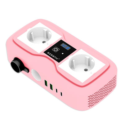 SDK Jaringan 200W Car Inverter Dc 12v Untuk AC 220v Auto Power Inverter
