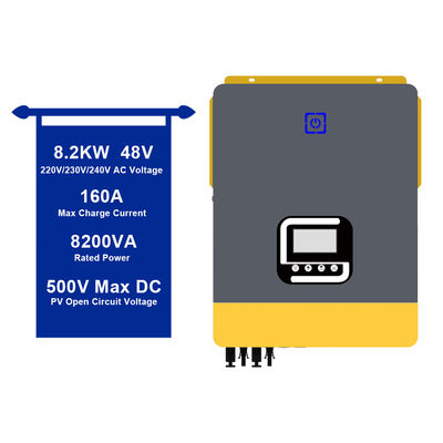 Single Output MPPT Pure Sinus Wave Inverter 48V 8KVA 8000w Solar Inverter