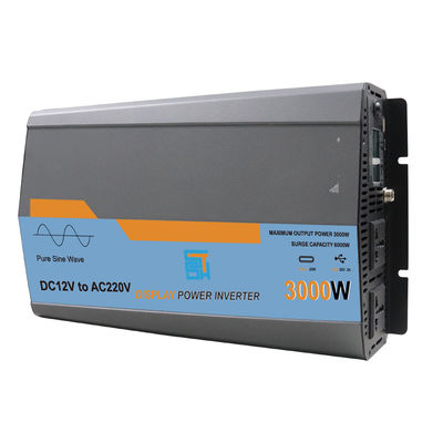 3000W Frekuensi Tinggi Inverter Gelombang Sinus Murni 12V 220V Tipe Output Seri MTS Tunggal