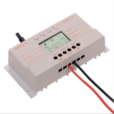 Harga yang bagus 12V 24V 30A MPPT Solar Controller Untuk Solar Charger 187*97*61mm 600g ROHS on line