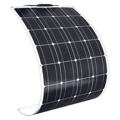 156*156 Mono Cell ETFE 100 Watt Panel Surya melengkung Untuk Aplikasi Energi Surya