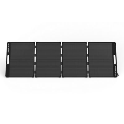 280W Power Black Foldable Solar Panels Untuk Camping Portable Dan Sumber Daya Luar Ruang