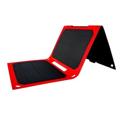 18W Portable Mini Solar Panel Waterproof Dual USB Charger Untuk Kegiatan Luar Ruangan