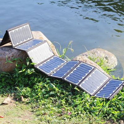 Koper Kit Panel Surya 40W 50W 60W Outdoor Camping Waterproof Folding Solar Panel Bag