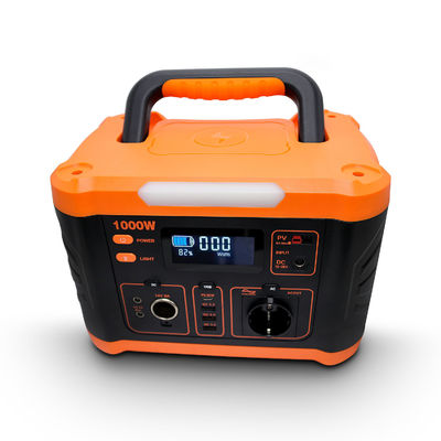 1kw Power Station Portable Sumber Daya Surya Portable 799.2wh Pengisian Tanpa Kabel