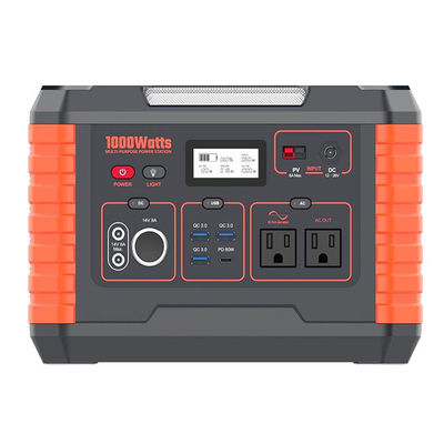 Harga yang bagus AC220v/240v/110v 1000W Portable Power Station Smart Emergency Solar Power Generator on line