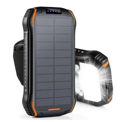 26800mAh Portable Solar Power Bank Dengan Fungsi Wireless IPX7 Waterproof