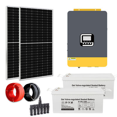 Harga yang bagus 2kw Home On Off Grid Solar Energy System 120V/220V/230V/240V Tegangan yang disesuaikan on line