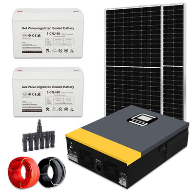 1kw Off Grid Solar Energy System Dengan Monocrystalline Silicon Solar Panel