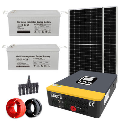 Sistem Surya 100-240V yang dapat disesuaikan Voltage 3KW Off Grid dengan pengontrol MPPT