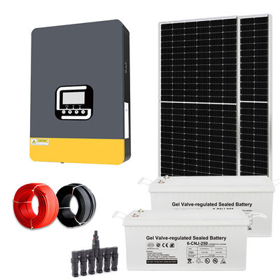 5KW Off Grid Rumah Sistem Energi Surya Hybrid 5000w Solar Panel Kit