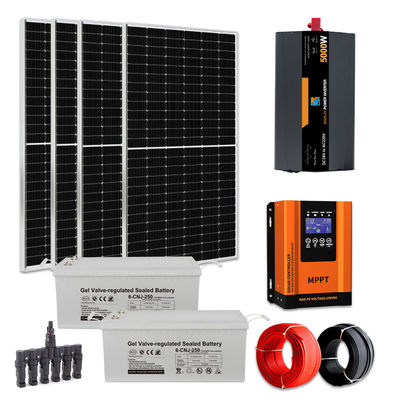 5KW All In One Sistem Tenaga Surya Lengkap Off Grid Solar Power Kits Untuk Rumah