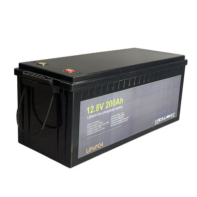 Dibangun di BMS LiFePo4 Baterai Surya 12V 200Ah Lithium Iron Phosphate Baterai Surya