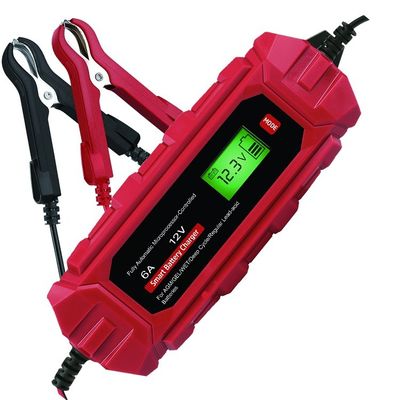 Harga yang bagus Waterproof Lead Acid Car Battery Charger 2A 6A 6V / 12V Battery Charger on line