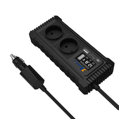 Portable 200W Pure Sine Wave Car Power Inverter dengan USB Tipe C