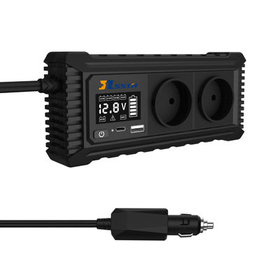 200W 12V DC ke AC 110V 220V Pure Sine Wave Car Power Inverter dengan 92% Daya Tersedia dan Frekuensi Output 50Hz