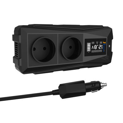 Inverter daya mobil kecil 12V hingga 110V 220V dengan tipe C USB Rated Power 300W Modified Sine Wave