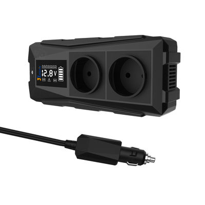 Compact Size 300W 12V DC to AC Car Power Inverter dengan Modified Sine Wave USB dan Perlindungan Terlalu Panas