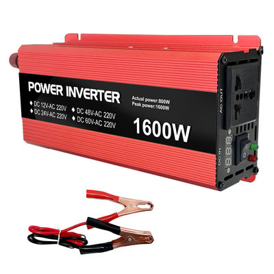 Frekuensi rendah 12V 24V 48V 60V sampai 110V 220V 230V Power Inverter 800W 1000W 1300W Daya nominal