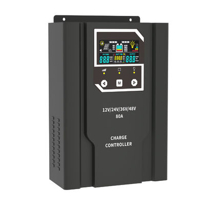12V 24V 36V 48V Pengatur Baterai Otomatis Mppt Pengatur Muatan Surya 100A