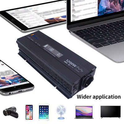Harga yang bagus Inverter Gelombang Sinus 1200W untuk Rumah Luar Ruangan 110V/220V AC DC12V/24V Tegangan Input Kustomisasi Dukungan Rekayasa Ulang Perangkat Lunak on line