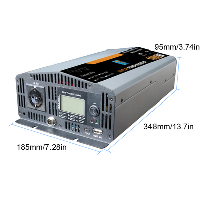 Harga yang bagus 1kW Off-Grid Solar Inverter 12V/24V DC ke 110V AC Pure Sine Wave on line