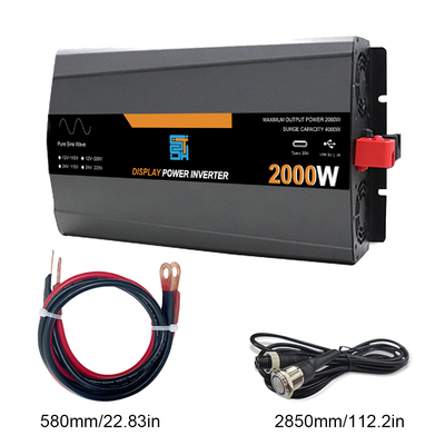 Harga yang bagus EU Plug 3KW 24V 220V Pure Sinus Wave Off-Grid Solar Power Inverter on line