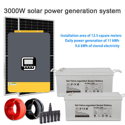 Harga yang bagus Kualitas tinggi 3KW Off Grid Sistem Surya dengan Pengontrol MPPT on line