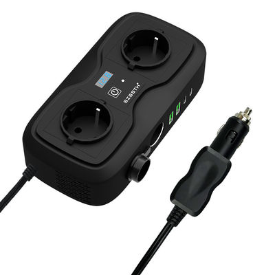 Harga yang bagus Inverter Daya Mobil GaN All-in-One 200W & Pengisi Daya Cepat PD | 12V ke 220V AC dengan Tampilan & Perlindungan Tegangan Lebih on line